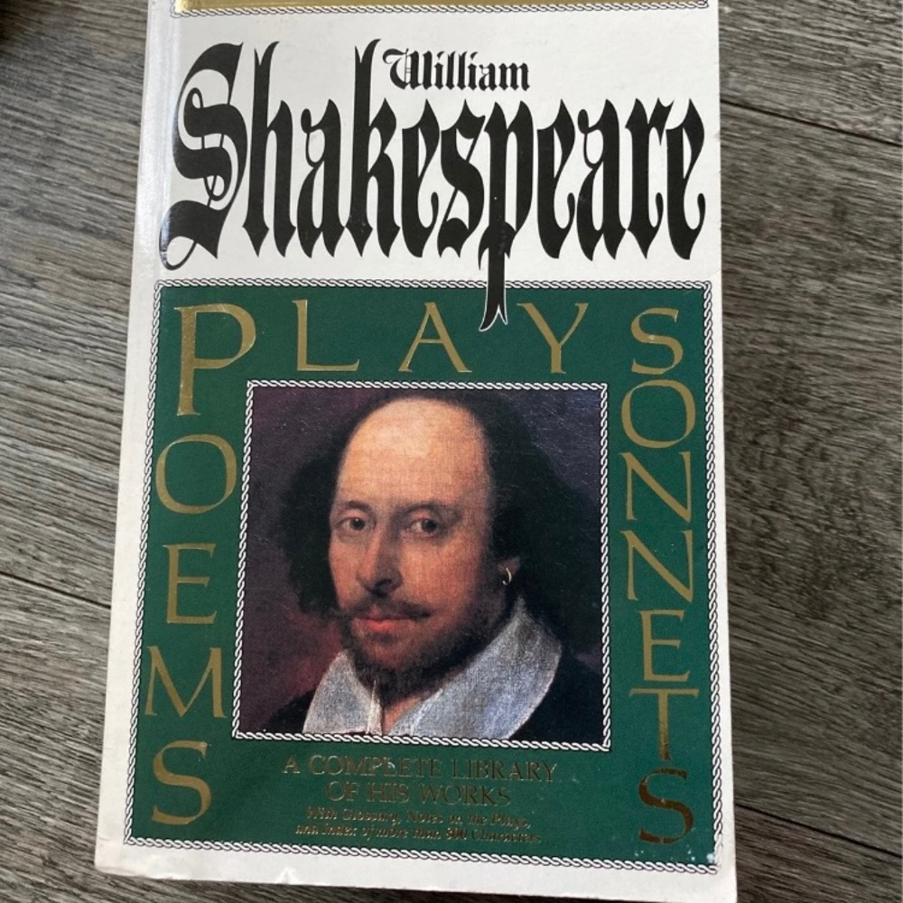 Shakespeare Sonnets,Poems and Plays